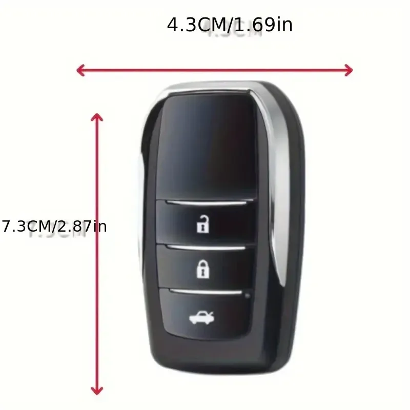 Выкидной ключ Toyota с чипом и 2 кнопками Киев - изображение 4