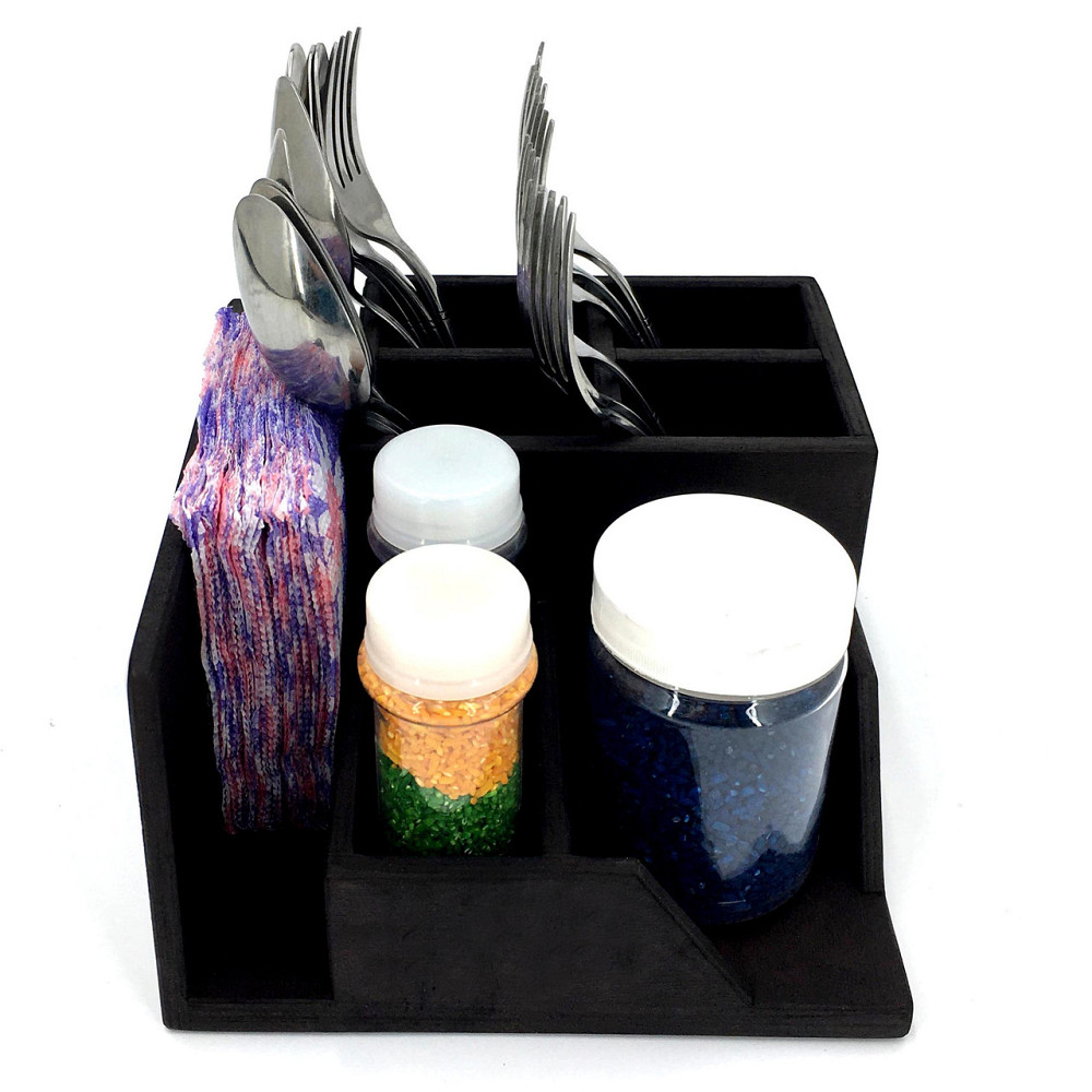 Підставка для столових приладів "Феста" венге Миколаїв - фото 4