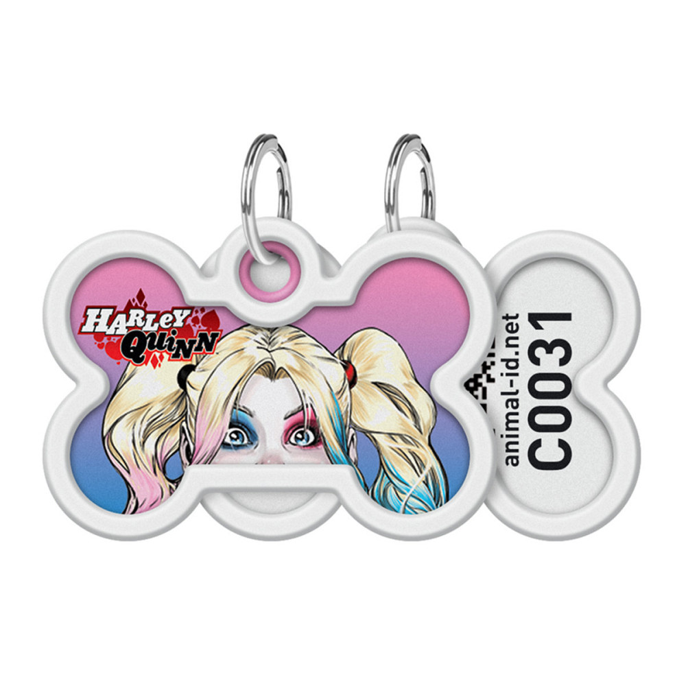 Адресник для собак и кошек металлический WAUDOG Smart ID с QR паспортом, рисунок 