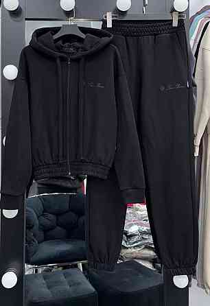 Женский стильный повседневный костюм двойка лакоста Шоколад, 46 Одесса