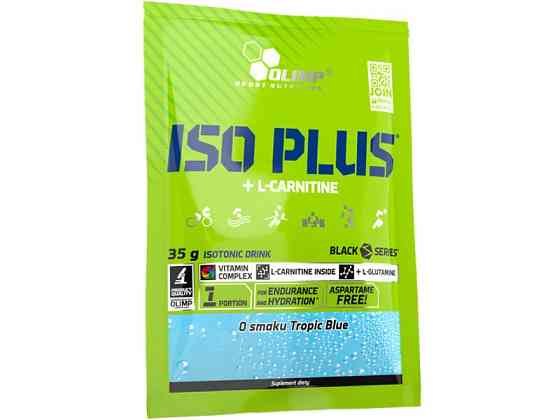 Iso Plus+ L-Carnitine 35g sachet (тропік) 35g Луцьк