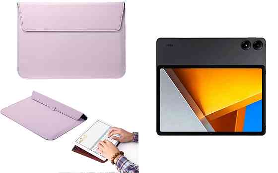 Чохол-конверт VitoCase для Xiaomi Poco Pad, з функцією підставки для планшета Фіолетовий Київ