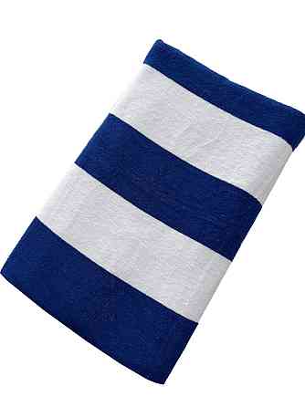 Пляжное полотенце махровое Ideal Textile в полоску 90х170 см (56860346) синя смужка Черновцы