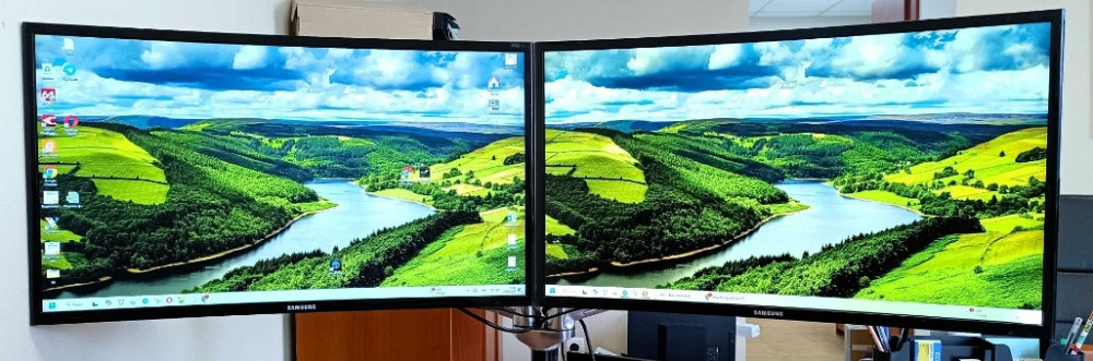 Монітор вигнутий 27" Samsung C27F390FHR/Full HD/LED/60 Гц/HDMI/VGA Київ - фото 8