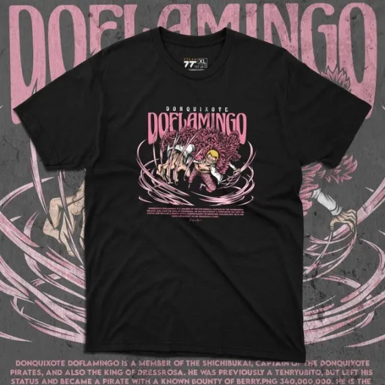 Футболка для подростка мальчика с принтом Ван Пис D. Doflamingo Размер 160 Anime10232 Днепр