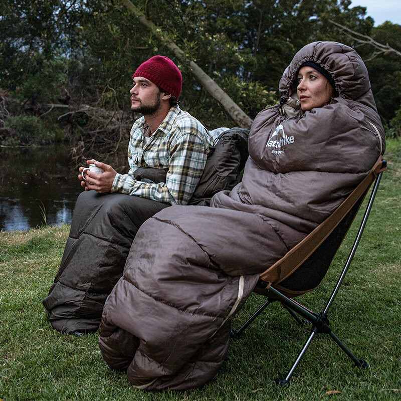 Спальник з капюшоном Naturehike U350 NH20MSD07, (1°C), лівий, зелений Киев - изображение 8