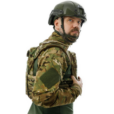 Шолом військовий Ukrainian Armor FAST Устраш 1.0, розмір M, зелений (FASTMRG) Вінниця - фото 5