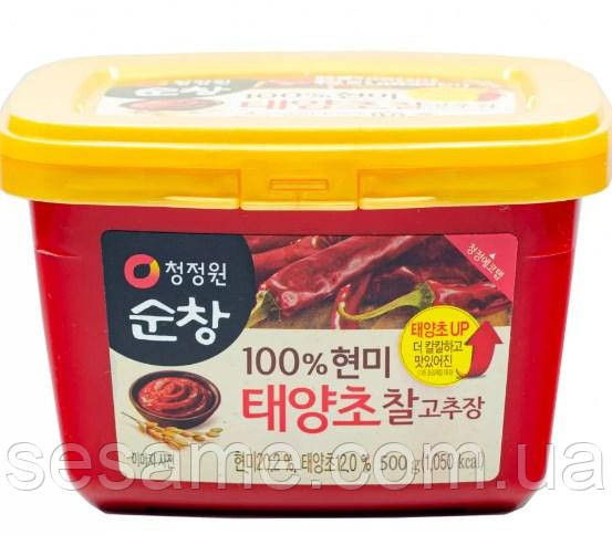Острая корейская перцовая паста Перцовая Кочудян Кочуджан Daesang 500г Харьков - изображение 1