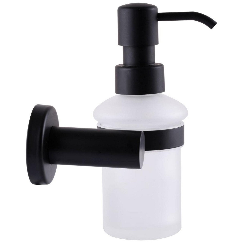 Дозатор рідкого мила Globus Lux BS8433 чорний матовий SUS304 (000021389) Київ - фото 3