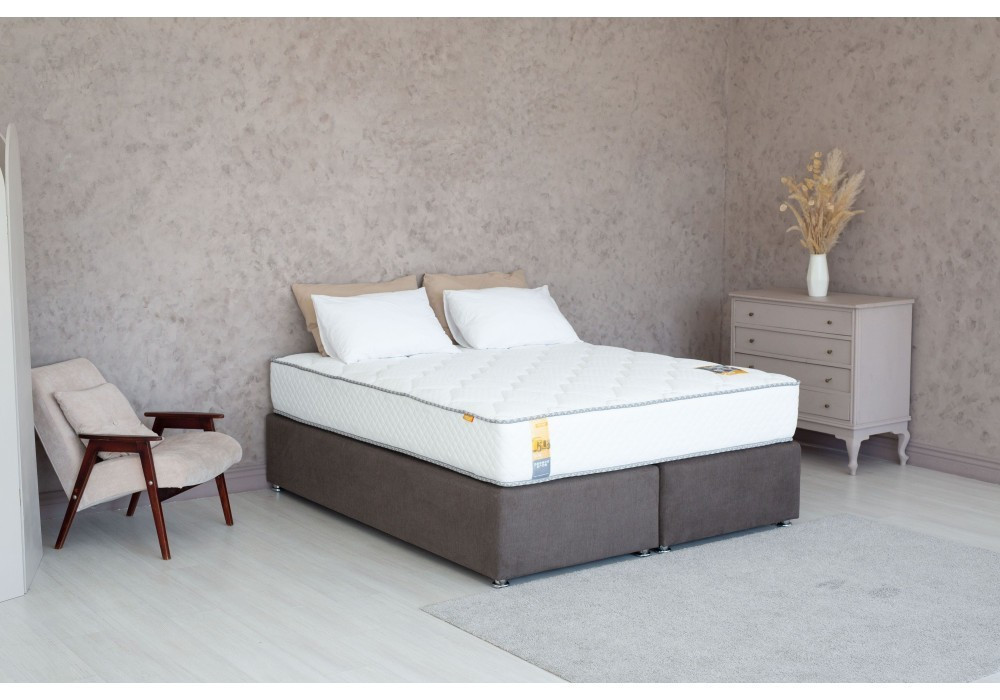 Матрац MatroLuxe Yellow Sun 140x190 Біло-сірий Київ - фото 3