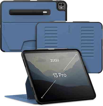 Чехол ZUGU для iPad Pro 13 M4/M5 2024/2025 с держателем Apple Pencil автоотключение несколько положений Slate Киев