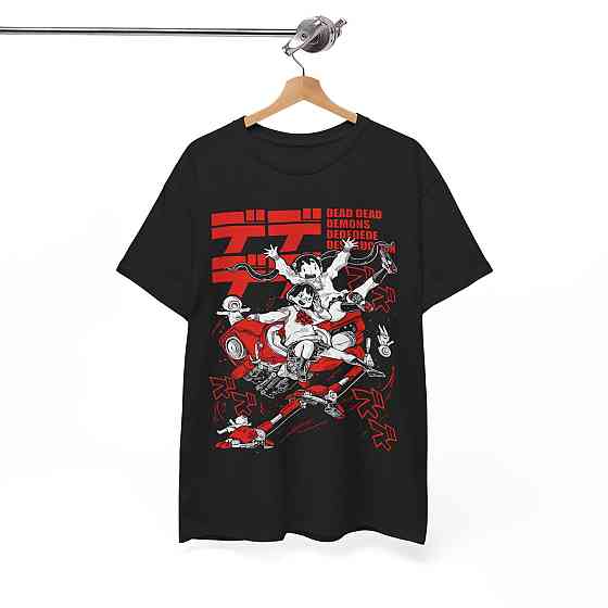 Футболка для хлопчика з аніме принтом Аніме Манга Деад Деад оверсайз (зріст від 165 до 180) Чорний AnimeJ0114m Дніпро