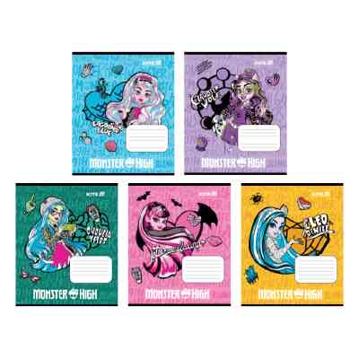 Тетрадь Kite Monster High, 12 листов, клетка (MH25-232) Винница