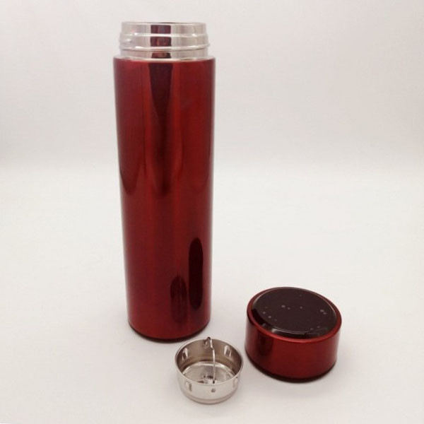 Термос с индикатором температуры 0.5 л, Красивый небольшой термос, Термокружка для автомобиля GF-70 Львов - изображение 3