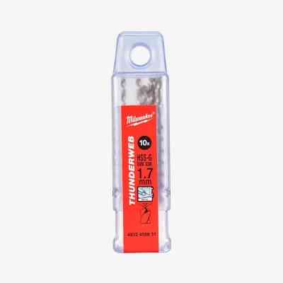 Свердло Milwaukee по металу THUNDERWEB HSS-G DIN338, 1,7х43мм, (10шт) (4932459831) Вінниця
