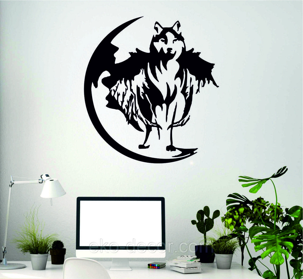 Декоративное настенное Панно «Волк», Декор на стену Киев - изображение 3