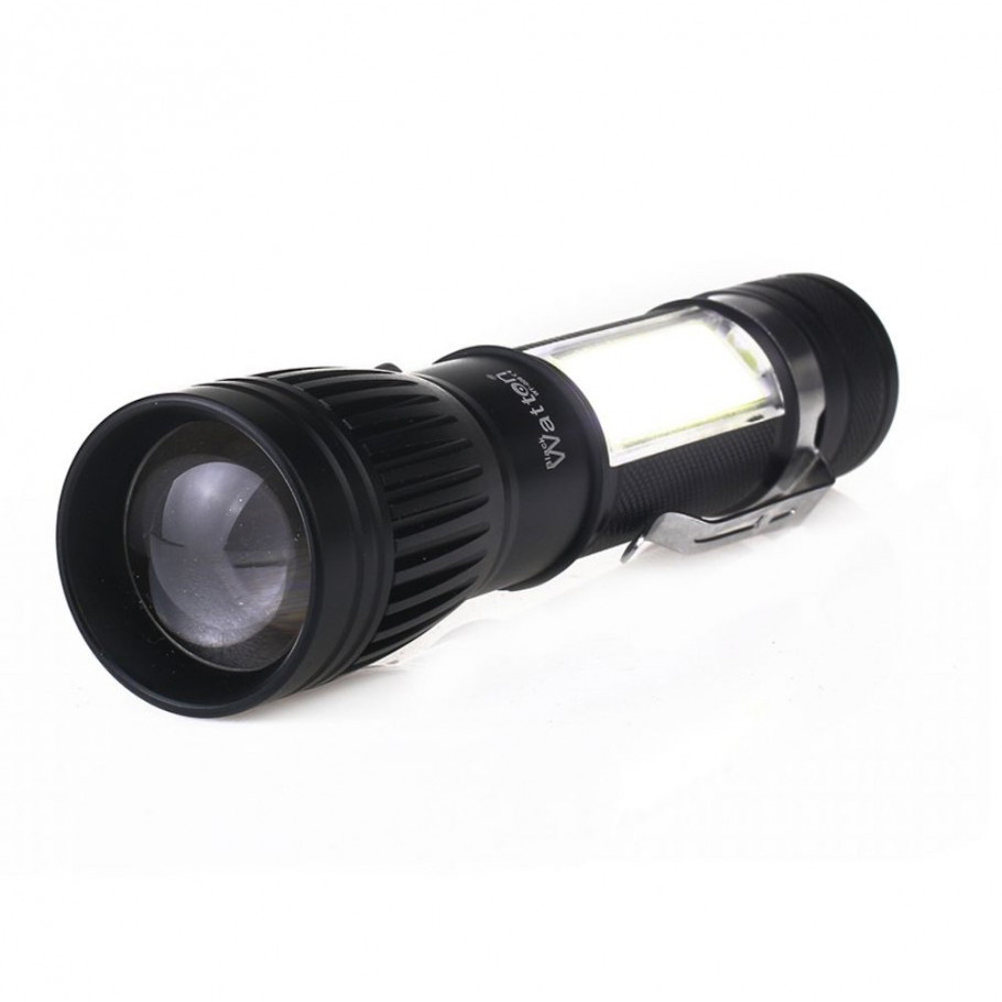 Фонарик ручной аккумуляторный мощный TX6 WATTON WT-028, фонарь с тремя режимами и дальностью 200-300м Каменец-Подольский - изображение 4