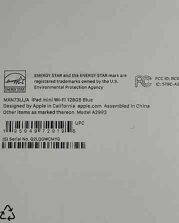 Планшет iPad mini 7 Wi-Fi 128GB Blue (MXN73) Київ