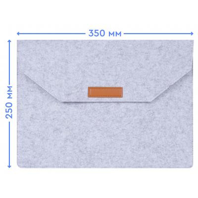 Чохол до ноутбука AirOn 13,3" Premium Grey (4822356710620) Вінниця - фото 4