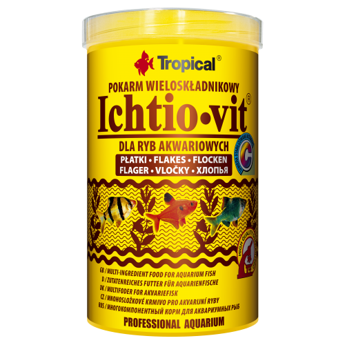 Сухий корм Tropical Ichtio-Vit для всіх акваріумних риб, 20 г (пластівці) Вінниця - фото 1