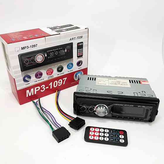 Автомагнітола 1 din для автомобіля MP3-1097, Автомагнітола, Магнітола в машину з блютузом HS-23 Івано-Франківськ