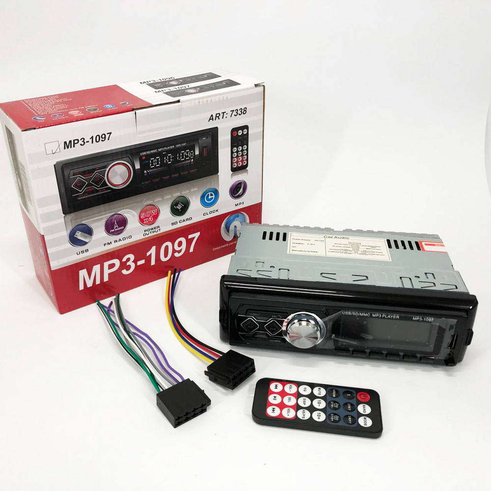 Автомагнітола 1 din для автомобіля MP3-1097, Автомагнітола, Магнітола в машину з блютузом HS-23 Івано-Франківськ - фото 5