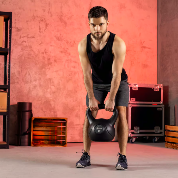 Гиря вінілова Hop-Sport 18кг HS-PB0018KB Київ - фото 4