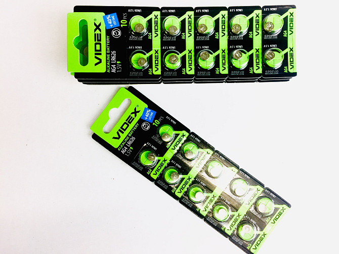 Батарейка годинникова Videx AG 4 (LR626) BLISTER CARD 10pcs Київ - фото 2
