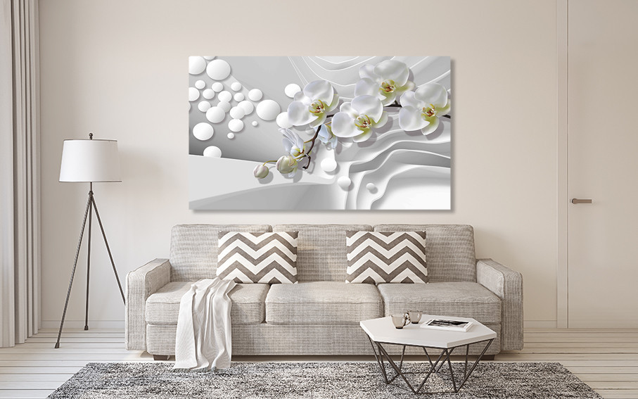 Картина холст в гостиную / спальню  Орхідея  MLP_131 60x100 см Киев - изображение 2