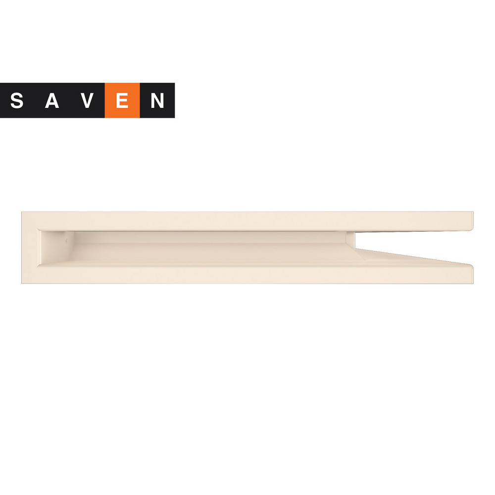 Вентиляционная решетка для камина угловая правая SAVEN Loft Angle 60х600х400 кремовая Львов - изображение 2