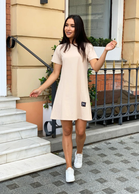 Летнее платье мини 