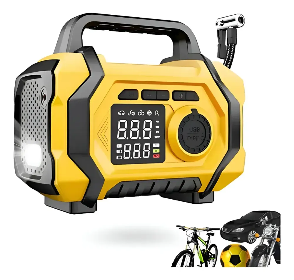 Компрессор портативный / Мини-компрессор для авто ATJ-201 Коломыя - изображение 1