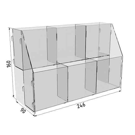 Подставка EKOSTAR для ручек и карандашей 6 ячеек Киев