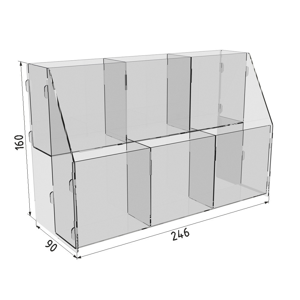 Подставка EKOSTAR для ручек и карандашей 6 ячеек Киев - изображение 4