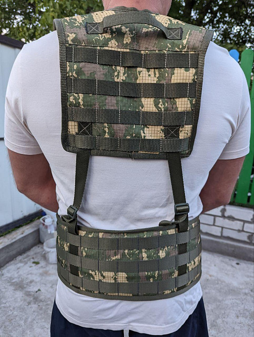 Тактична РПС без ременя (ременно-плечова система), розвантаження (Піксель, Хижак, Олива), продумана  Днепр - изображение 5
