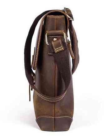 Сумка чоловіча Vintage 14675 Коричнева Київ