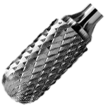 Борфреза тип C (цилиндр со сферическим торцом) 8x20x6 mm Полтава
