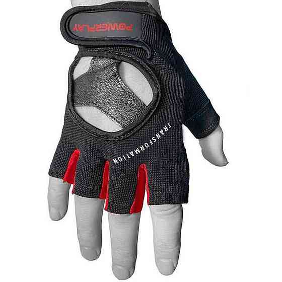 Рукавички для фітнесу PowerPlay 2222 Чорні XL Луцьк