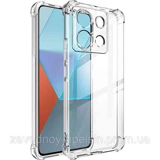 Xiaomi Redmi Note 13 4G Прозрачный чехол (Защита камеры+углы) Одесса