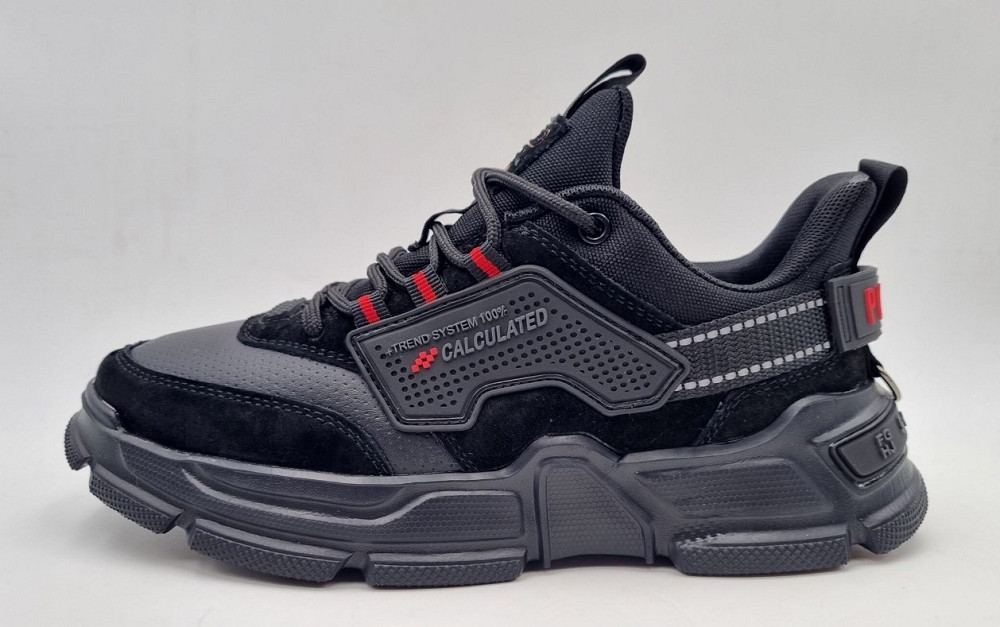 Подростковые кожаные кроссовки BaaS Calculated,производство Польши Киев - изображение 8