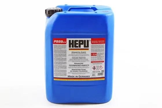 Жидкость охлаждающая антифриз красный концентрат Hepu 20.0 кг Винница