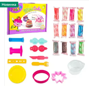 Набір для творчості Містер тісто Mini Cream Strateg українською мовою (41010), артикул 41010, шт Київ - фото 1