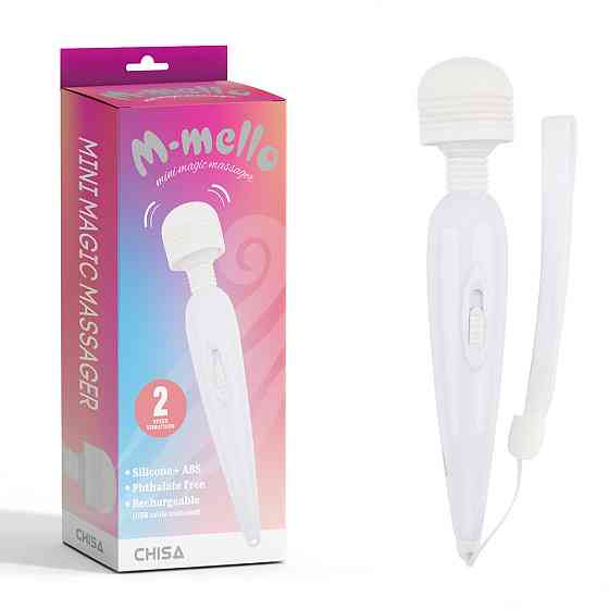 Мини-вибратор микрофон Chisa M-Mello, белый Sex Aura Киев