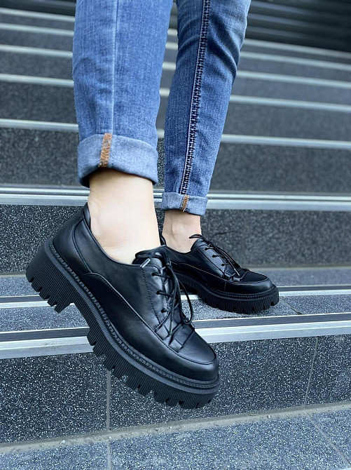 Olli Туфлі жіночі OLLI T-306-Астра чорні (весна-осінь, шкіра натуральна) (4772) Коломия - фото 5