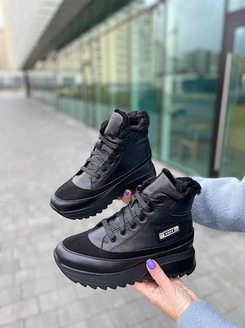 Без бренда Черевики жіночі VLADEKS чорні натуральна шкіра зима 40р.41р. (5185) Коломия - фото 3