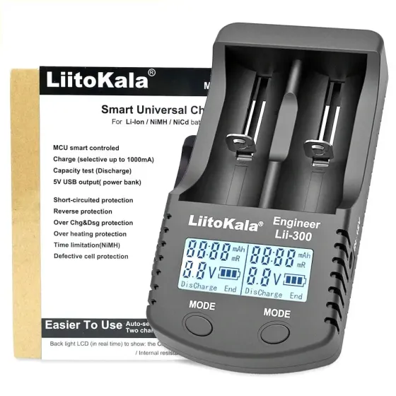 Зарядний пристрій LiitoKala Lii-300-EU Полтава