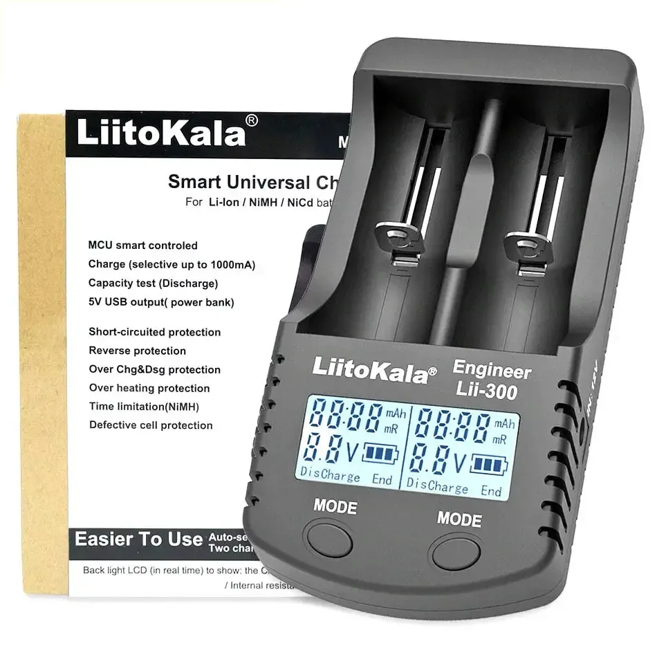 Зарядное устройство LiitoKala Lii-300-EU Полтава - изображение 1