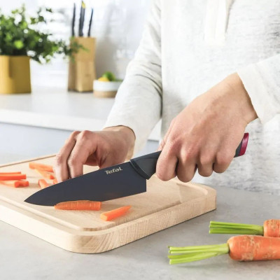 Набір ножів Tefal Fresh Kitchen, дерев&apos;яна колода, 5шт, нержавіюча сталь, чорний (K122S504) Вінниця - фото 7