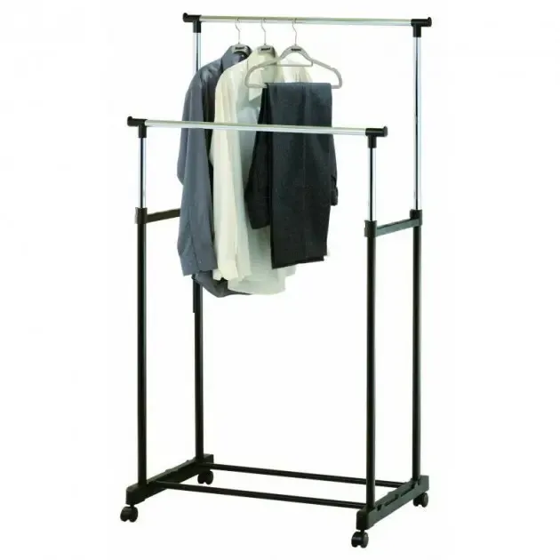 Телескопическая стойка-вешалка для одежды - Double Pole Clothes Horse Коломия - фото 5
