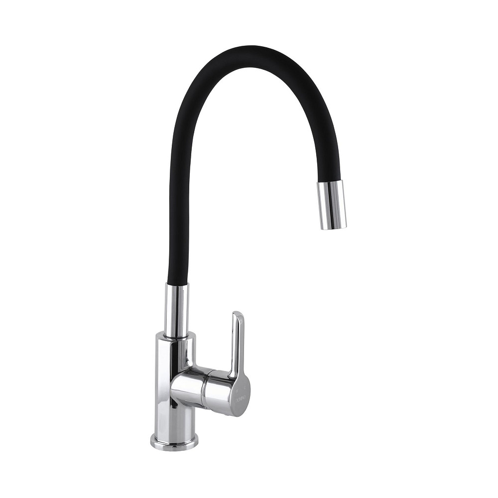 Змішувач для кухні DOMINO PRESTIGE DPS-203SLR-Black Луцк - изображение 2